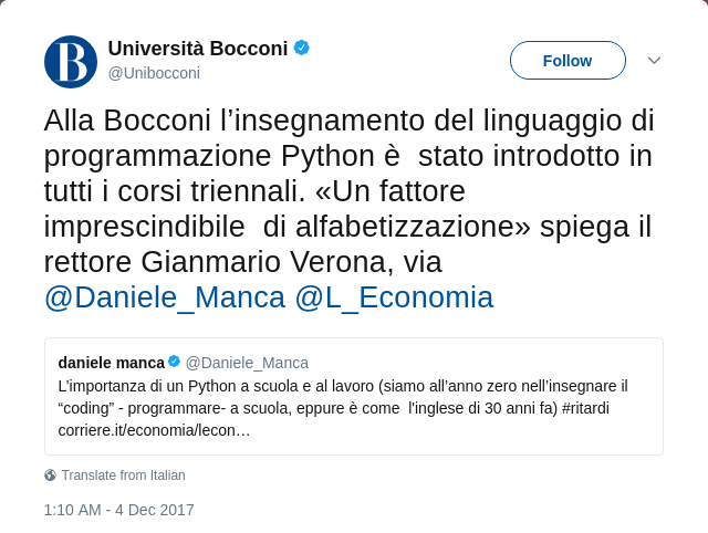 Articolo di Giornale