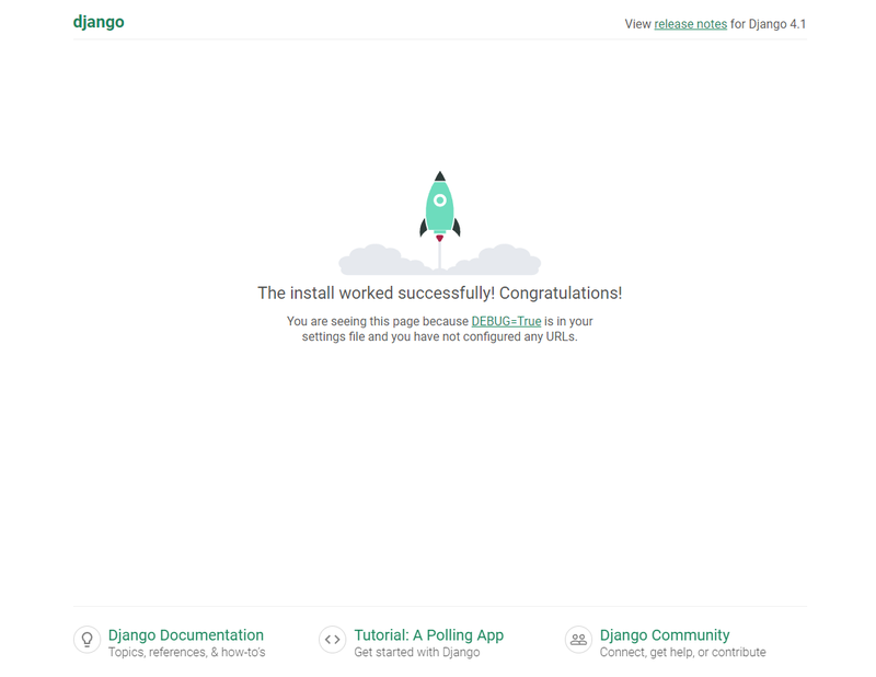 Django Installed Successfully