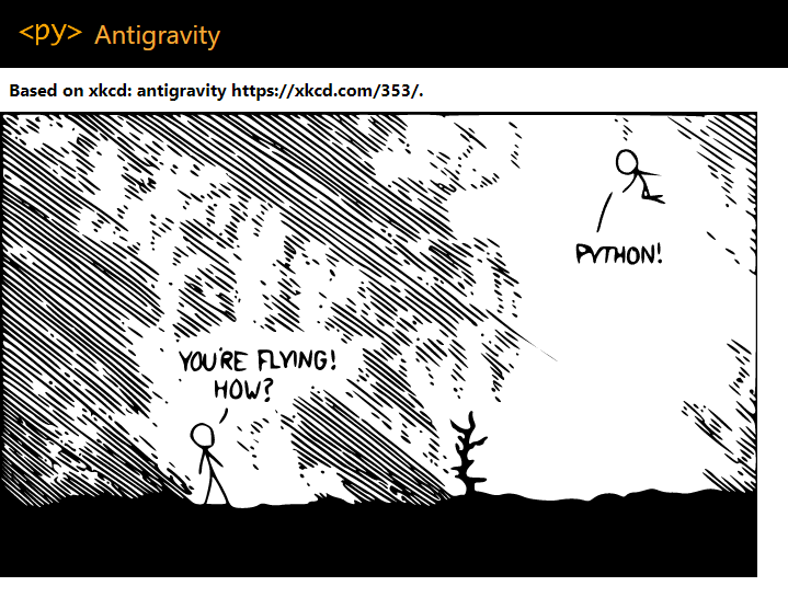 Pyscript Antigravity