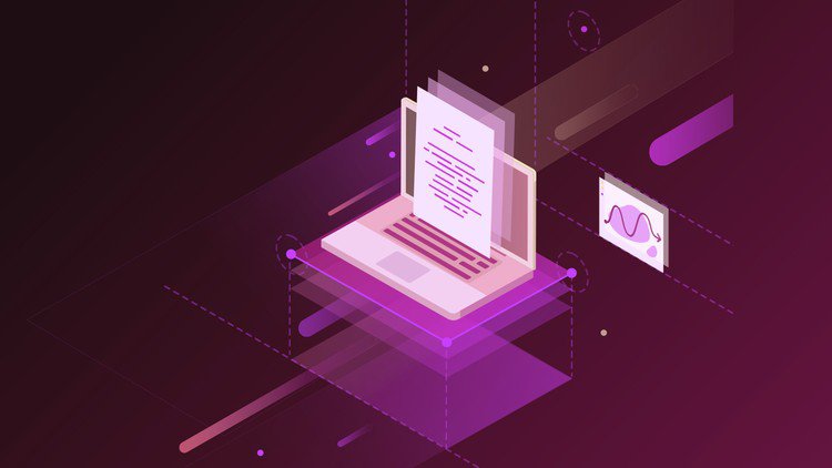 Laptop in Spazio Astratto Viola